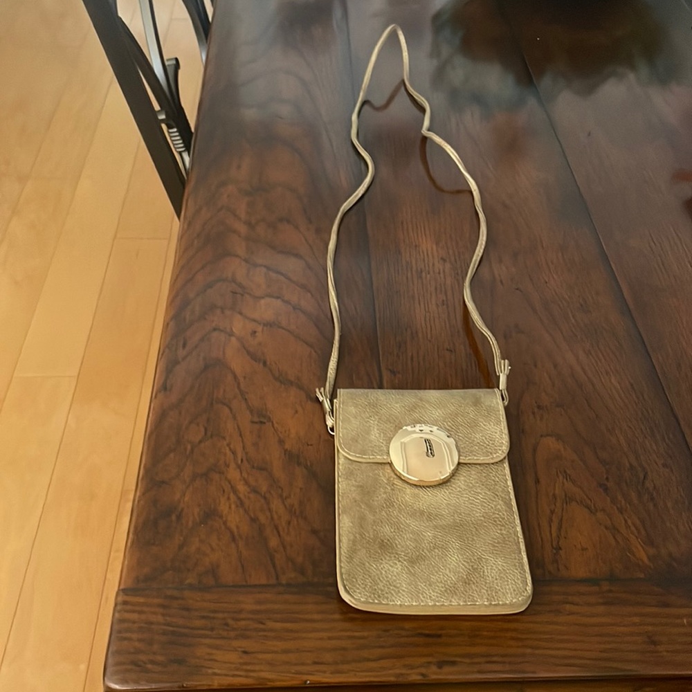 Small gold purse.